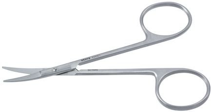 Product image for STORZ Eye Scissors Curved Blunt Tips