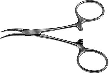 Hartman Curved Hemostatic Mosquito Forceps