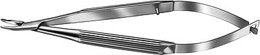 Troutman Needle Holder 10mm Curved Medium