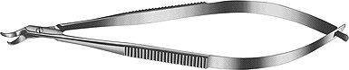 Katzin Curved Corneal Transplant Scissors Left