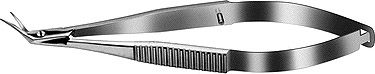 McPherson-Castroviejo Miniature Corneal Section Scissors Left