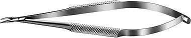 Barraquer Needle Holder 9mm Curved Delicate