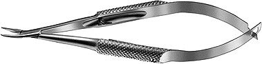 Cohan Needle Holder 8mm Curved Fine Mini Locking