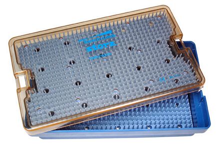 Product image for Microsurgical Instrument Tray Double Layer 6 x 10 Inches