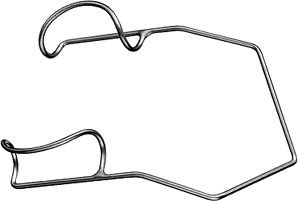 Product image for Temporal Approach Lid Speculum Wire Blade