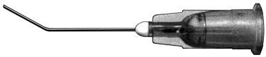 Hydrodissection Cannula 25 Gauge Angled Flat Tip