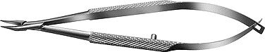 Needle Holder 9mm Curved Fine
